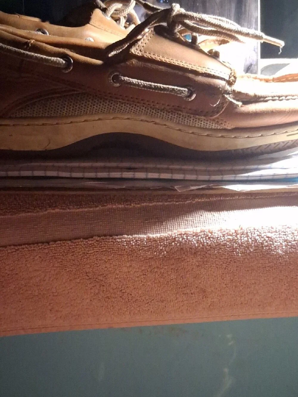 Sperry Brown Leather Boat Shoes